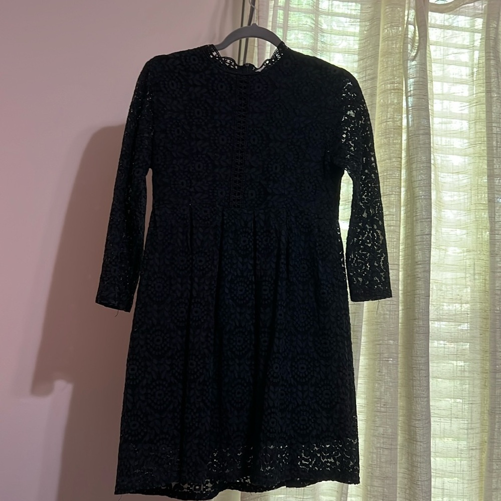 Black Laced mini dress